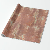 Rusty Metal Texture Cadeaupapier (Uitgerold)