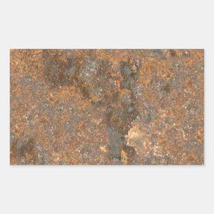 Rusty Metal Texture Rechthoekige Sticker