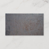Rusty Metal Texture Visitekaartje (Achterkant)
