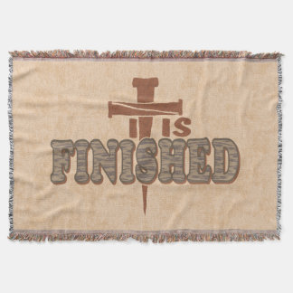 Rusty Nails Cross of Christ Christelijk Design Deken