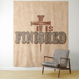 Rusty Nails Cross of Christ Christelijk Design Wandkleed