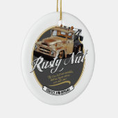 Rusty Nut Towing Keramisch Ornament (Rechts)