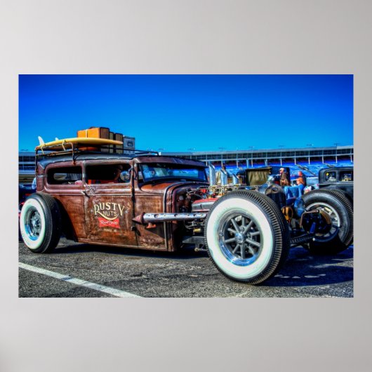 Rusty Nuts Rat Rod Poster (Voorkant)