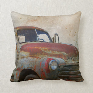 Rusty Old Antiek Car Kussen