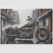 Rusty old bike v1 post-apocallyptic Tissue paper Tissuepapier (Voorkant)