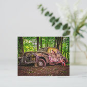 Rusty Old Car  Briefkaart (Staand voorkant)