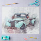 Rusty Old Truck 20x30-decoupage Tissuepapier (Craft)