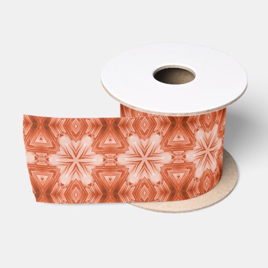 Rusty Oranje Abstract Star Pattern Lint (Spoel)