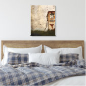 Rusty oude Antiek auto Canvas Afdruk (Insitu (Slaapkamer))