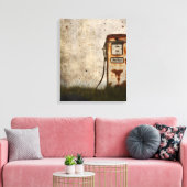 Rusty oude Antiek auto Canvas Afdruk (Insitu (Woonkamer))