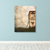 Rusty oude Antiek auto Canvas Afdruk (Insitu (Houten vloer))