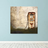 Rusty oude Antiek auto Canvas Afdruk (Insitu (Houten vloer))