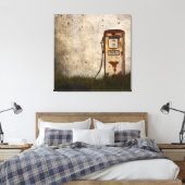 Rusty oude Antiek auto Canvas Afdruk (Insitu (Slaapkamer))