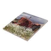 RuSTY OUDE  TRaCTOR Tegeltje (Zijkant)