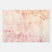 Rusty Pink Paint Waterverf Inpakpapier Vel (Voorkant 3)