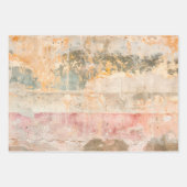 Rusty Pink Paint Waterverf Inpakpapier Vel (Voorkant)