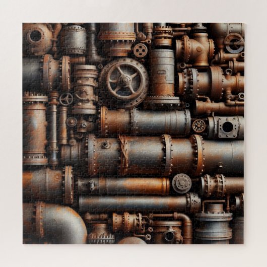 Rusty Pipes Puzzel (Horizontaal)