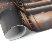 Rusty Pipes Wrapping Paper Cadeaupapier (Rol Hoek)