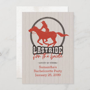Rusty Red, laatste ride voor de bruid Kaart