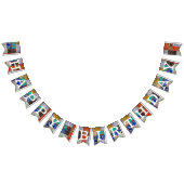 Rusty Retro Licentie Bord Verjaardag Vlaggetjes (Alle)