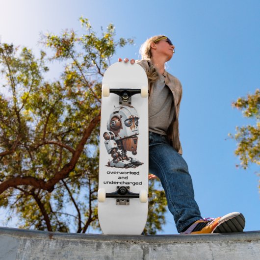 Rusty Robot: Overwerkt en Onderbelast Skateboard (Buiten 1)