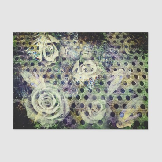  Rusty Roos & Angel Wing Tissue Paper Tissuepapier (Voorkant)