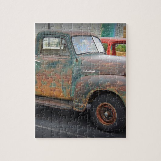 Rusty Short Bed Legpuzzel (Verticaal)