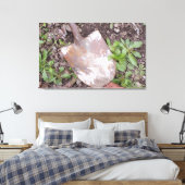 Rusty Shovel dans la toile Weeds Print (Insitu(Chambre))