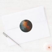 Rusty Spaces Ronde Sticker (Envelop)