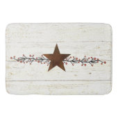 Rusty star en bessen badmat (Voorkant)