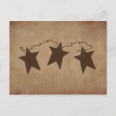 Rusty Stars Recipe Card Briefkaart (Voorkant)