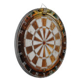 Rusty Steampunk Dartboard Dartbord (Voorkant Links)