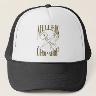 Rusty Steel Logo met rivets Trucker Pet