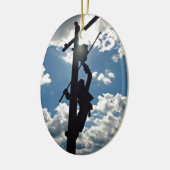 Rusty the Lineman Ornament (Links)