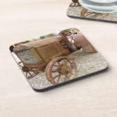 Rusty  tractor bier onderzetter (Linkerzijde)