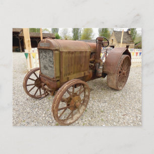Rusty  tractor briefkaart