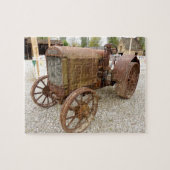 Rusty tractor puzzel legpuzzel (Horizontaal)