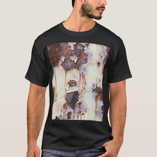 Rusty Trein Wagon Peeling Paint T-shirt (Voorkant)