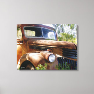 Rusty Truck Canvas Afdruk