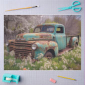 Rusty Truck Tissuepapier (Craft)