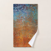 Rusty, Verdigris, Grunge Steampunk Bad Handdoek (Handdoek)