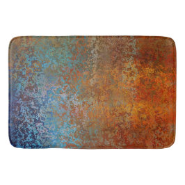 Rusty, Verdigris, Grunge Steampunk Badmat