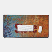 Rusty, Verdigris, Grunge Steampunk Persoonlijk Bureaumat (Keyboard & Muis)