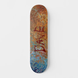 Rusty, Verdigris, Grunge Steampunk Persoonlijk Skateboard