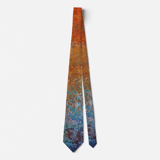 Rusty, Verdigris, Grunge Steampunk Stropdas (Voorkant)