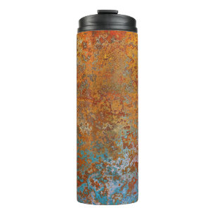 Rusty, Verdigris, Grunge Steampunk Thermosbeker
