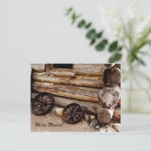 Rusty Wagon Wheels Nieuwe Adres Aankondiging (Staand voorkant)