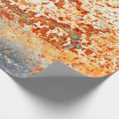 Rusty Zinc grunge background Cadeaupapier (Hoek)