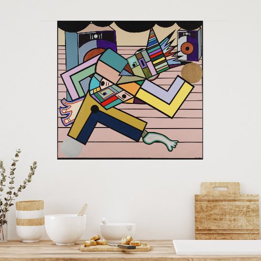 "Ru'style Presence" door Ruchell Alexander Poster (Keuken)