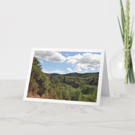 Ruta del Agua Bewolkte Lucht, Chelva, Valencia, Sp Kaart (Voorkant)